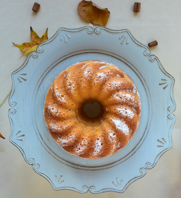 Ciambella di zucca ricotta e cannella