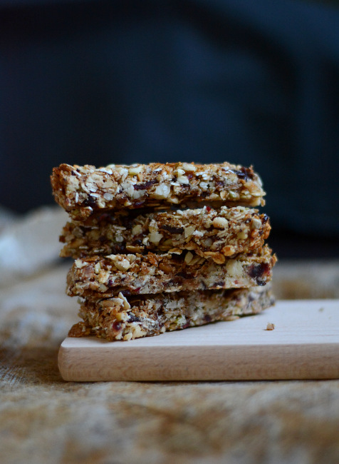 Barrette di cereali e frutta secca senza zucchero