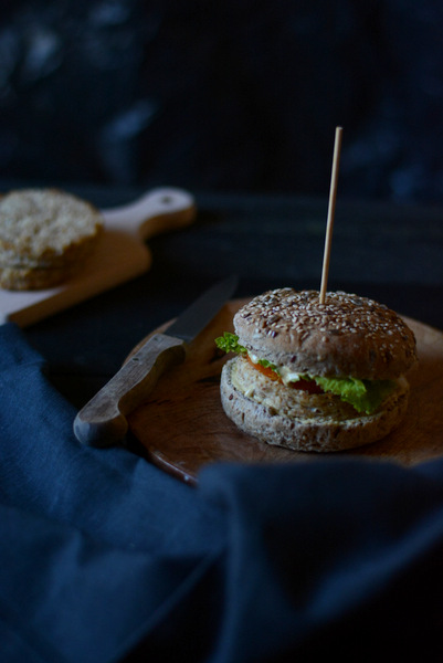 Burger di cavolfiore e spezie